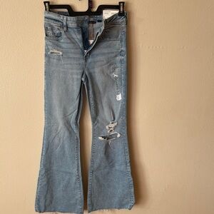 American Eagle Outfitters Light Blue Flare Jeans